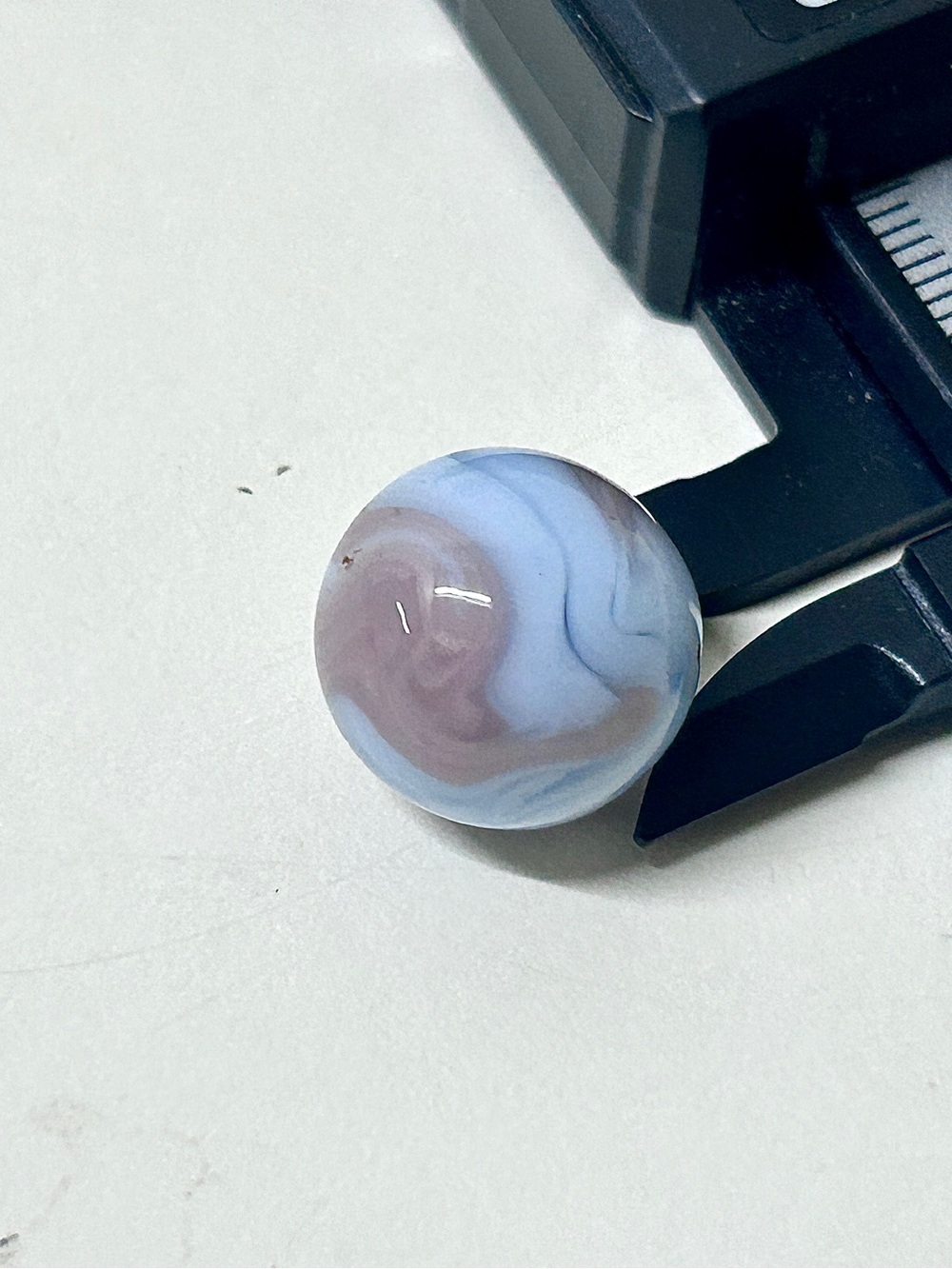 Antique Ravenswood Lavender Purple Snake Swirl Marble